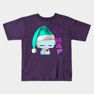 Nap Time Robot Kids T-Shirt